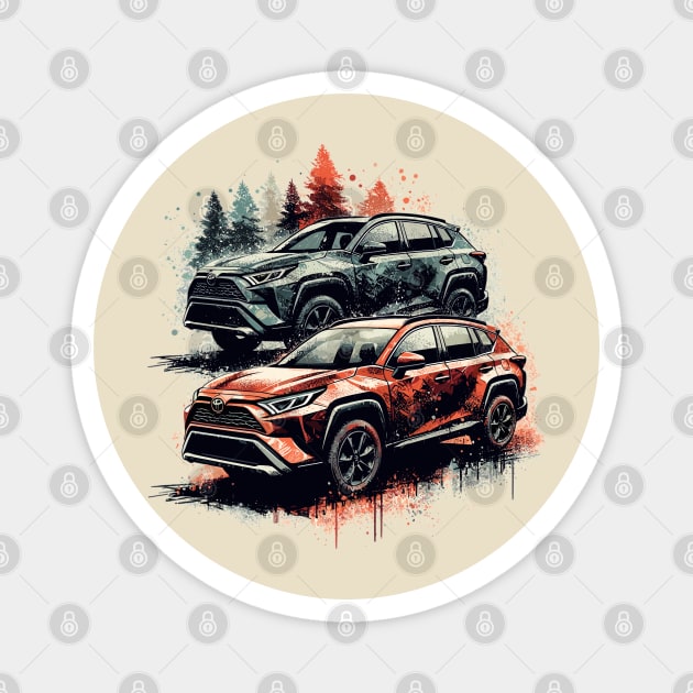 Toyota RAV4 Magnet by Vehicles-Art